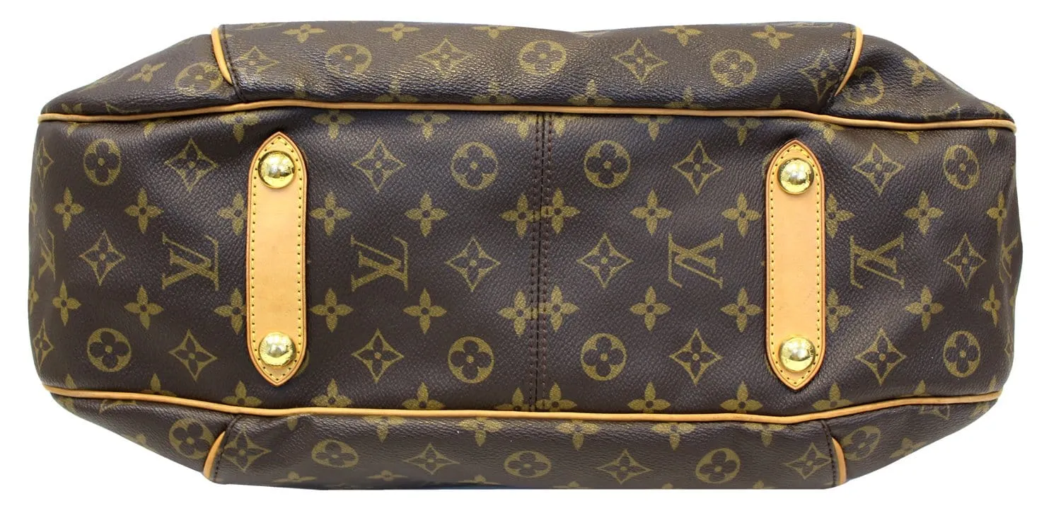 LOUIS VUITTON Monogram Galliera GM Shoulder Tote Handbag