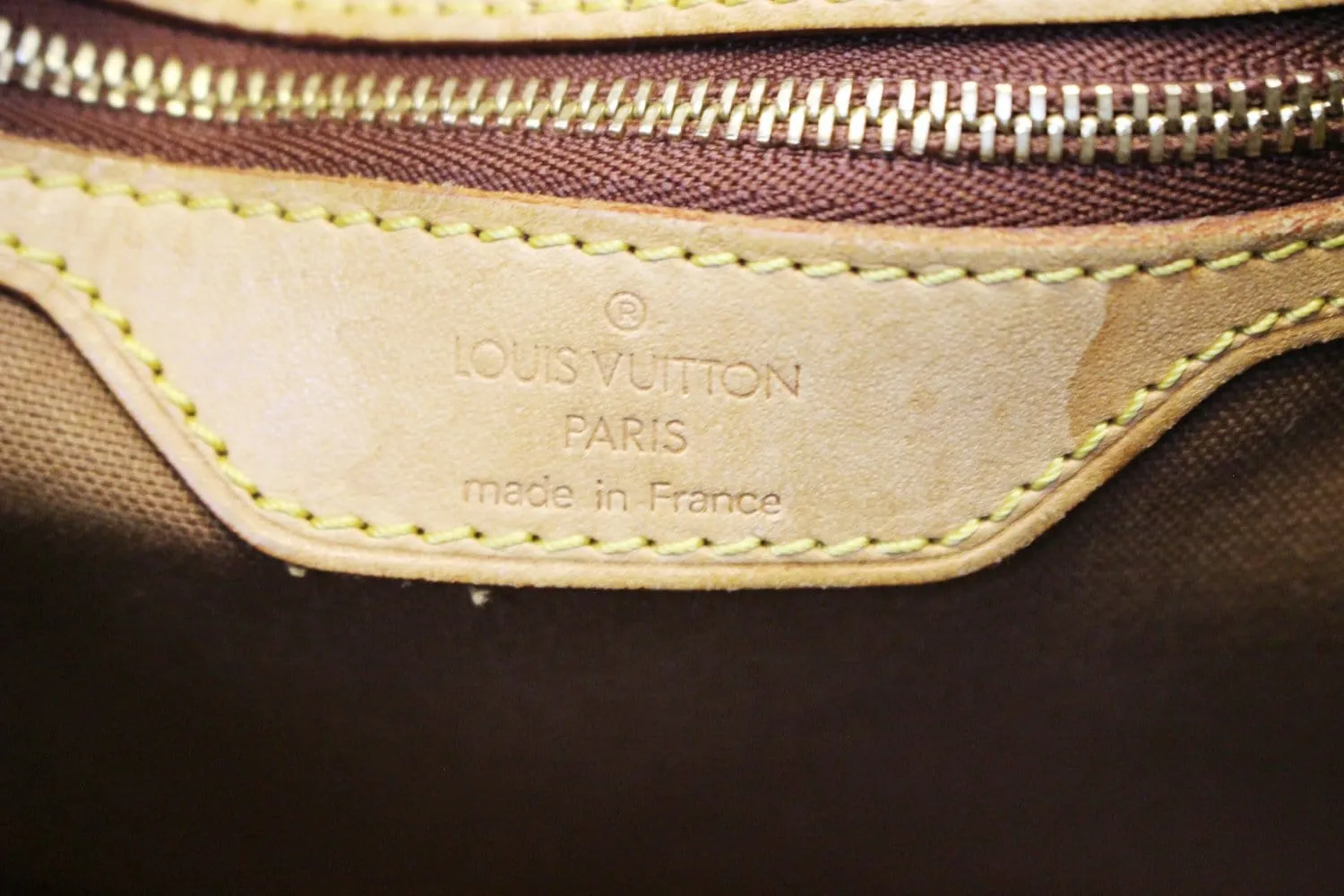LOUIS VUITTON Used Shoulder Bag Monogram Canvas Batignolles Horizontal