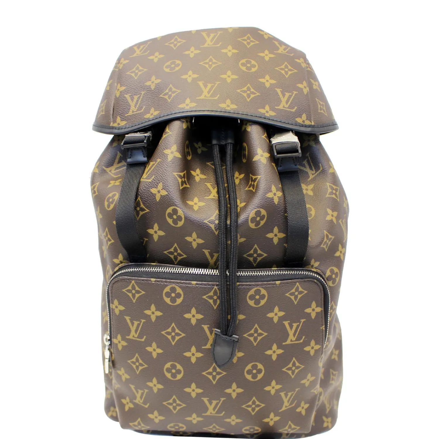 LOUIS VUITTON Zack Monogram Macassar Canvas Backpack Bag