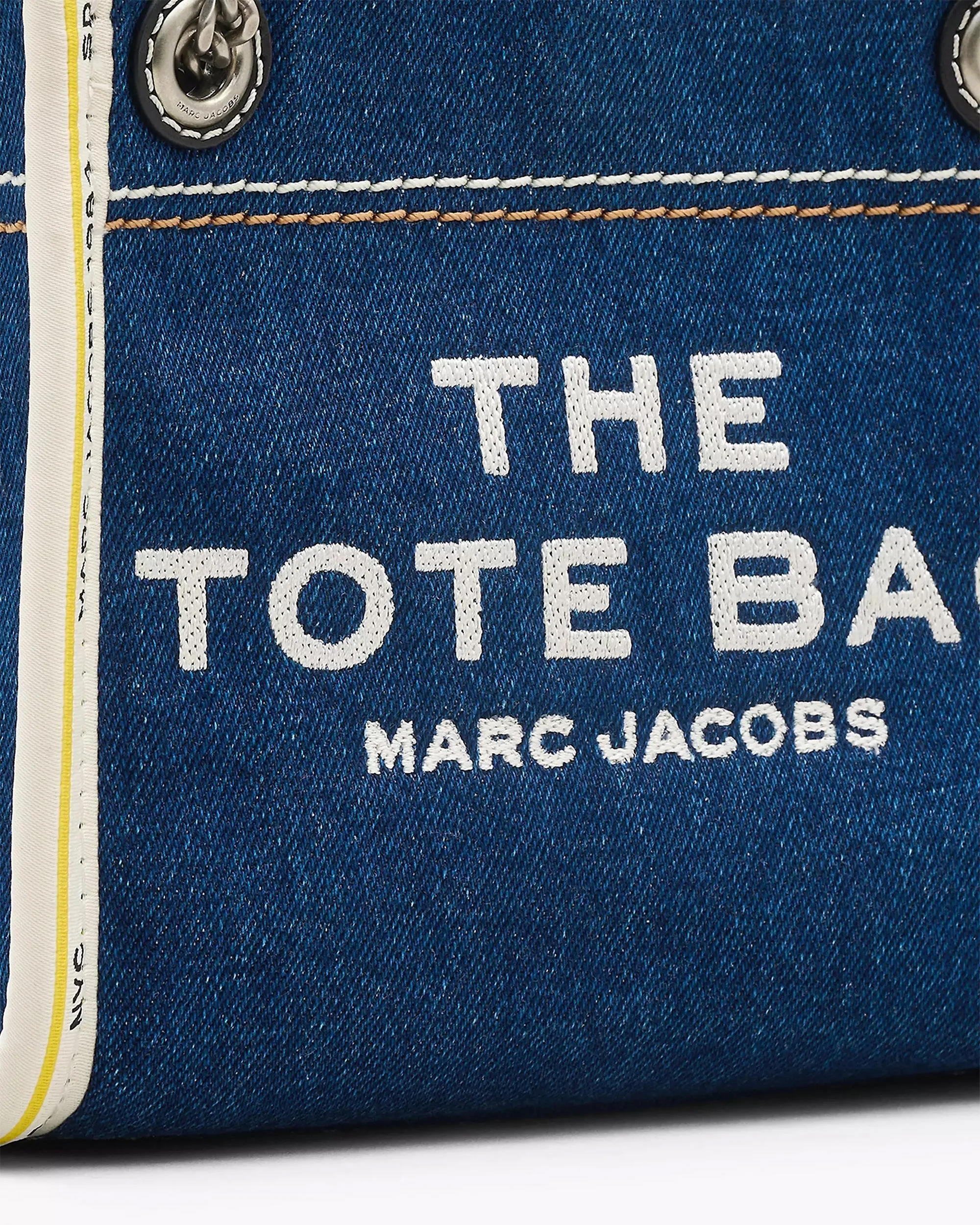 Marc Jacobs The Denim Chain Crossbody Tote Bag Dark Wash