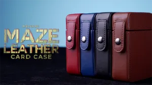 MAZE Leather Card Case (Black) by Bond Lee