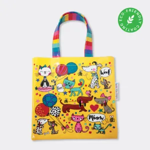 Mini ECO Tote Bag - Cats & Dogs