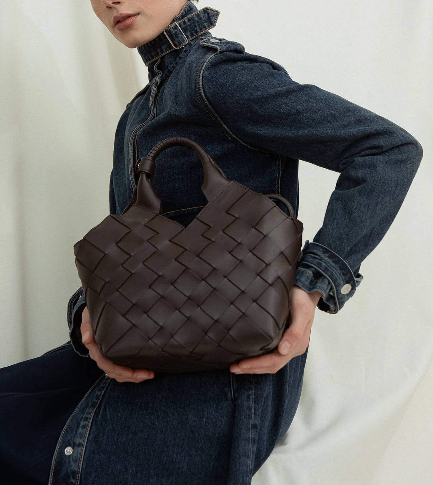 MISU Dark Maroon Patent Shoulder bag