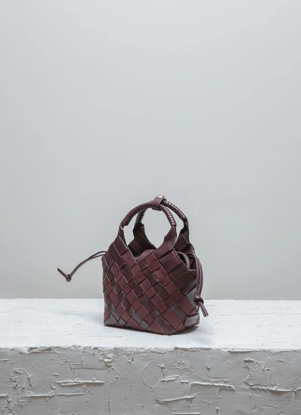 MISU MINI Dark Maroon Mix Crossbody bag