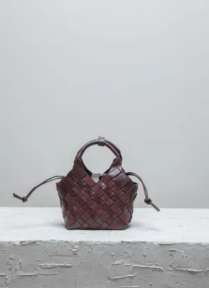 MISU MINI Dark Maroon Mix Crossbody bag