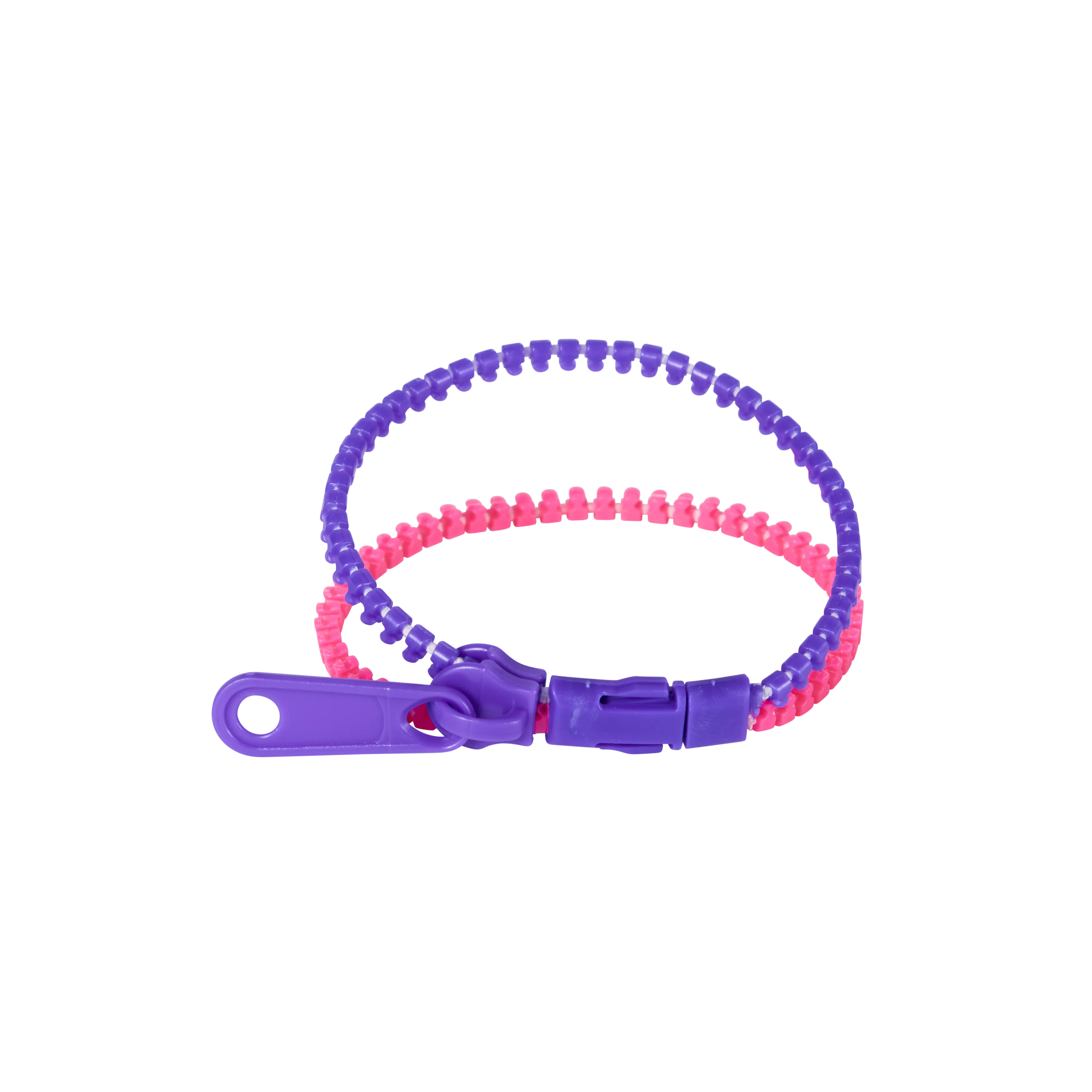 Multi-Coloured Zipper Bracelets