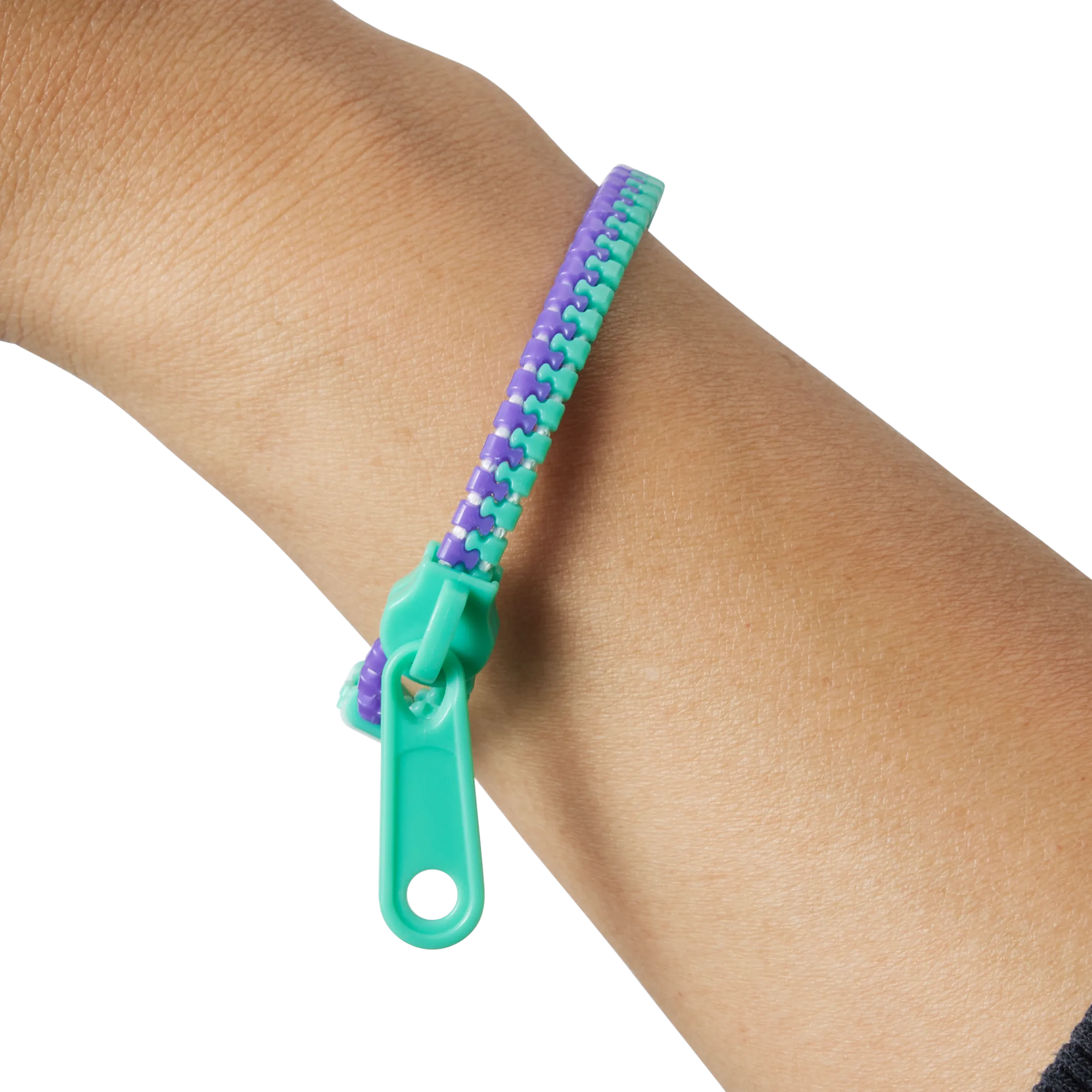 Multi-Coloured Zipper Bracelets