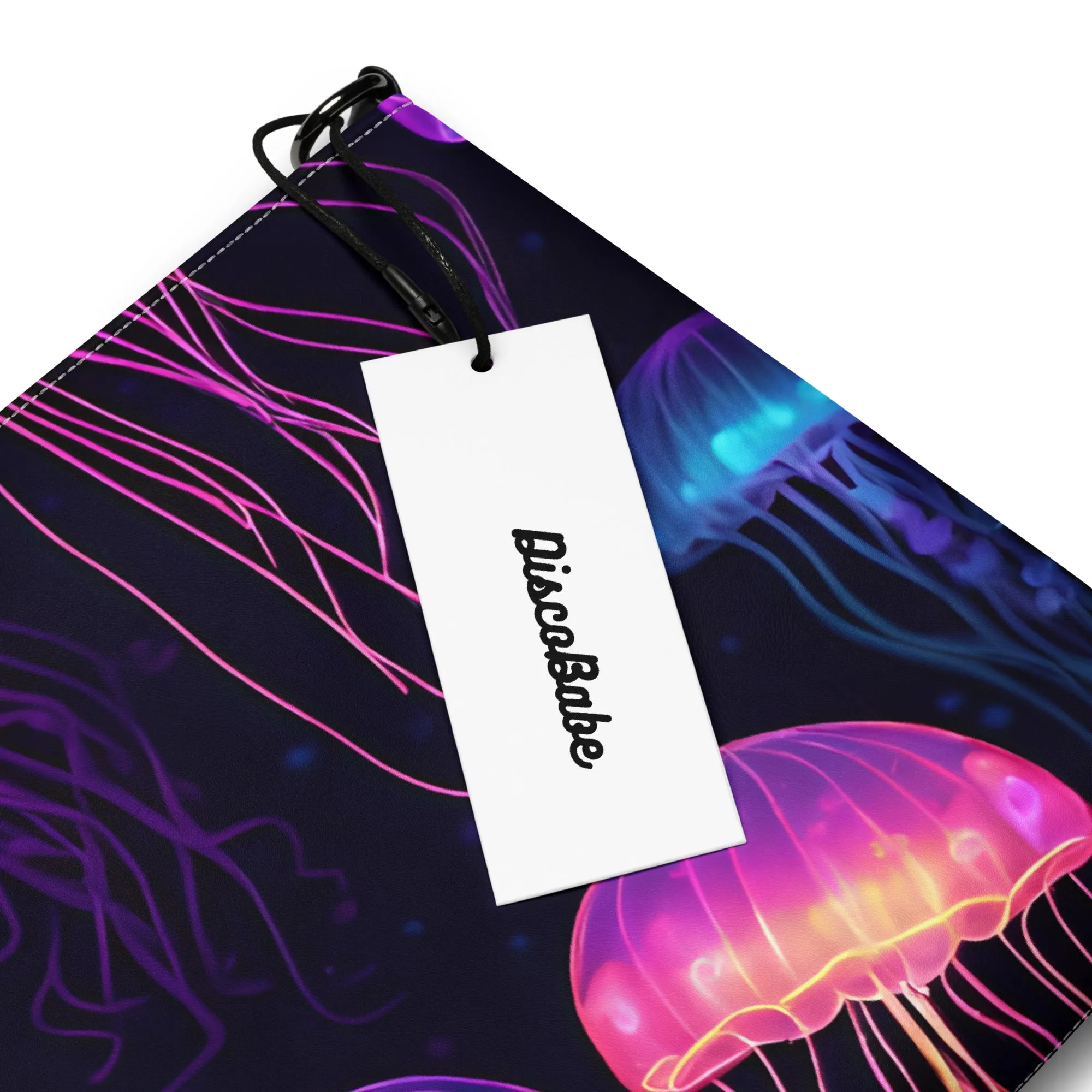 Neon Pink Jellyfish Crossbody Bag