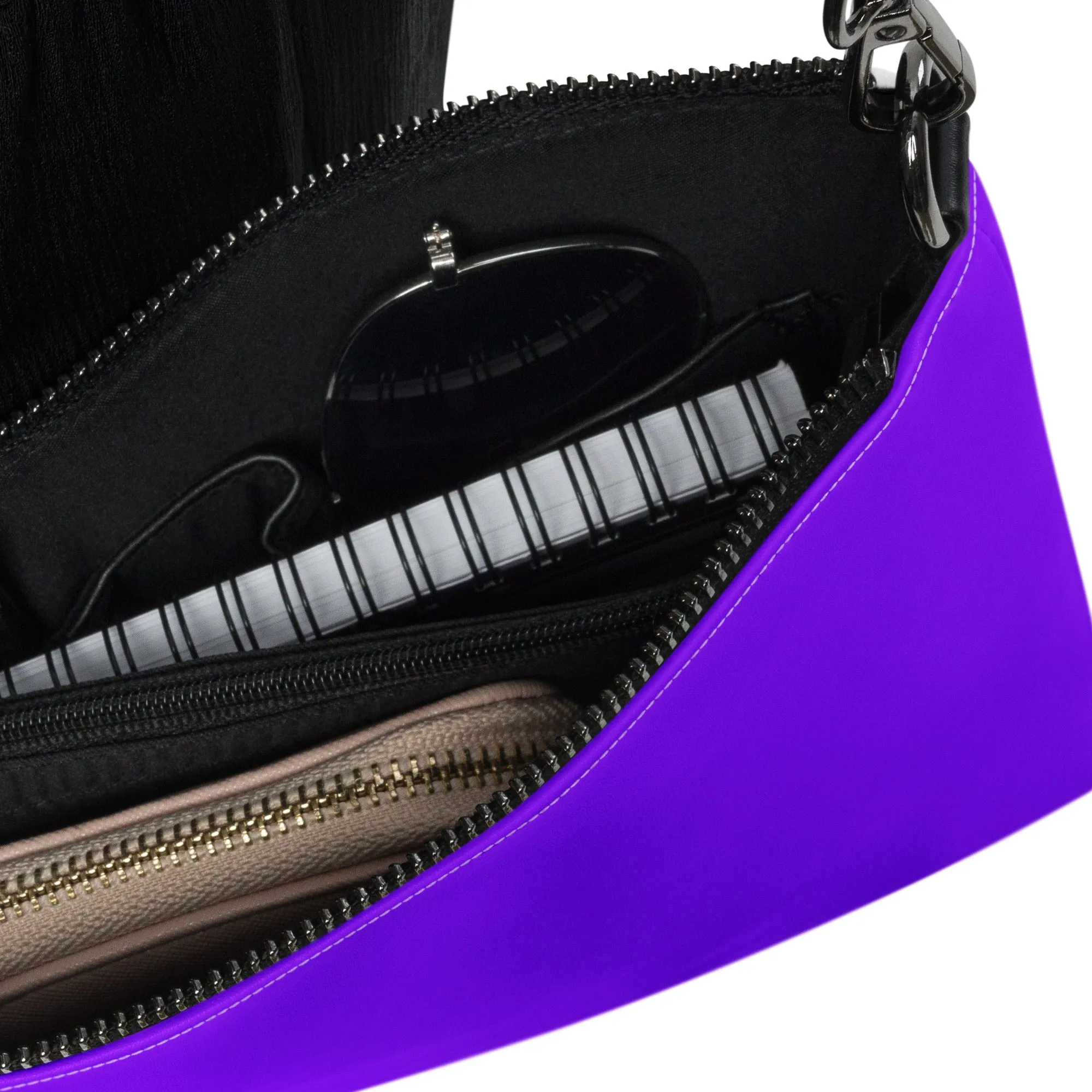 Neon Purple Crossbody Bag