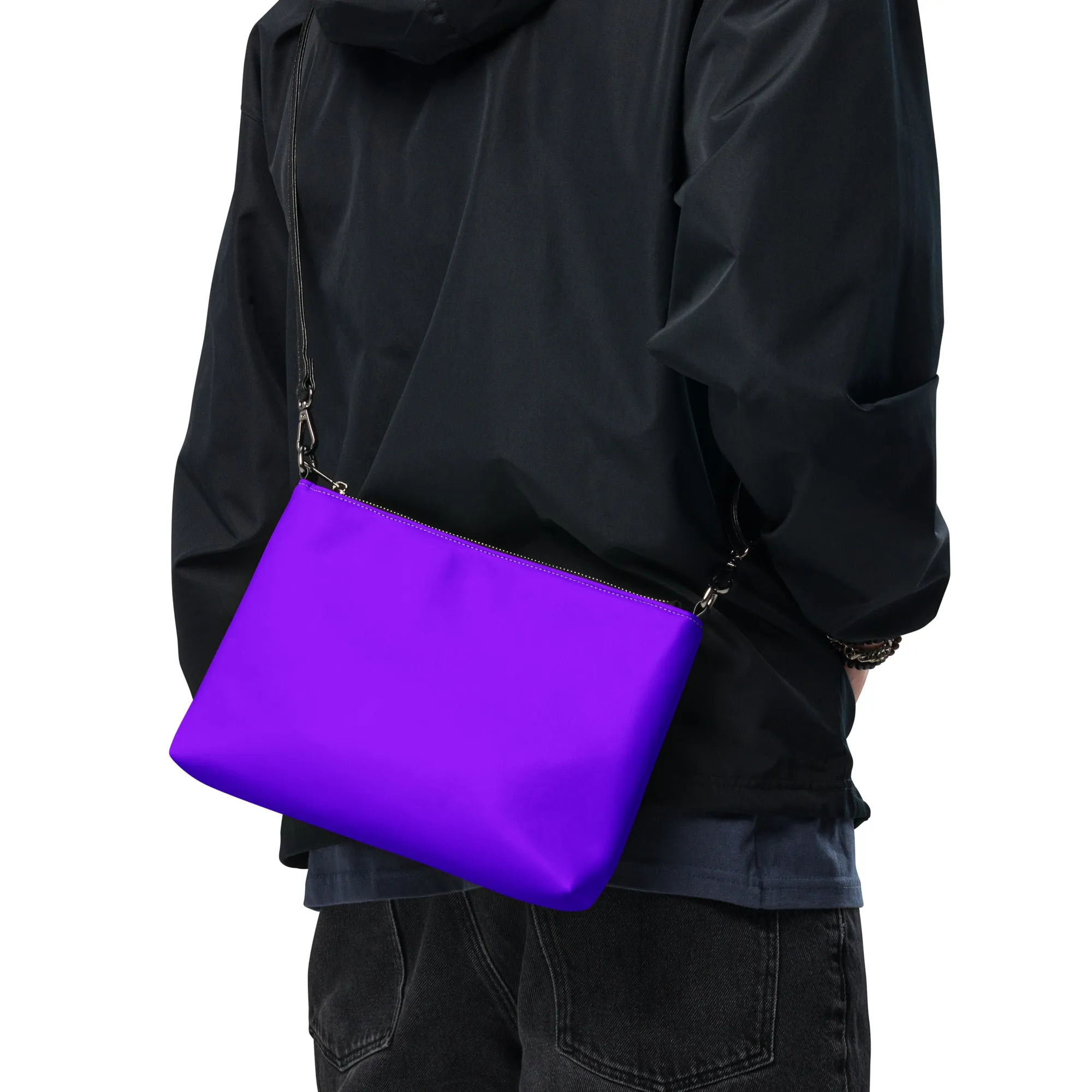 Neon Purple Crossbody Bag