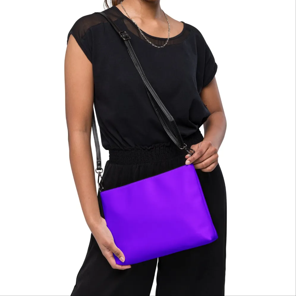 Neon Purple Crossbody Bag