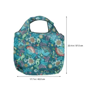 New Convenient Shopping Bag Eco-Friendly Bag Sundries Large Size Tote Bag Paisley, 1 Bag