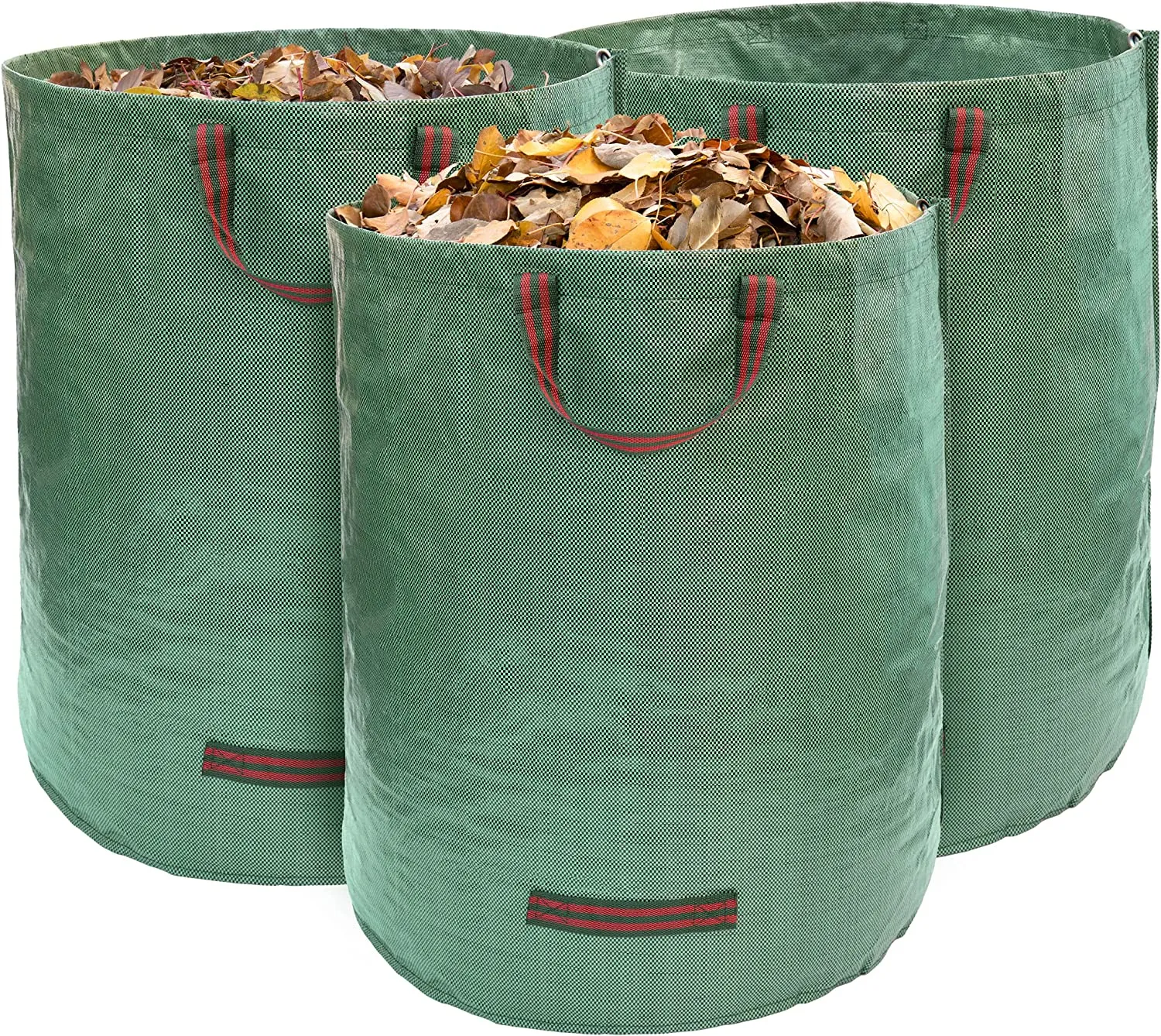 New MEKKAPRO 3-Pack 72 Gallons Garden Bag - Reusable Yard Waste Bags, Lawn Pool Garden Waste Bag, Gardening Bags, Leaf Bag Lawn Bags