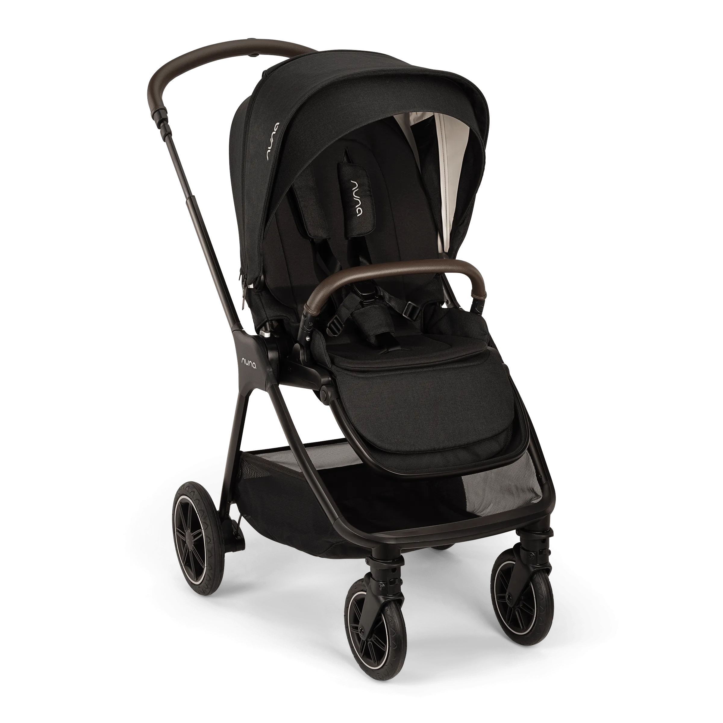 Nuna TRIV Next Stroller and Cari NEXT Car Carrycot and Base - Caviar