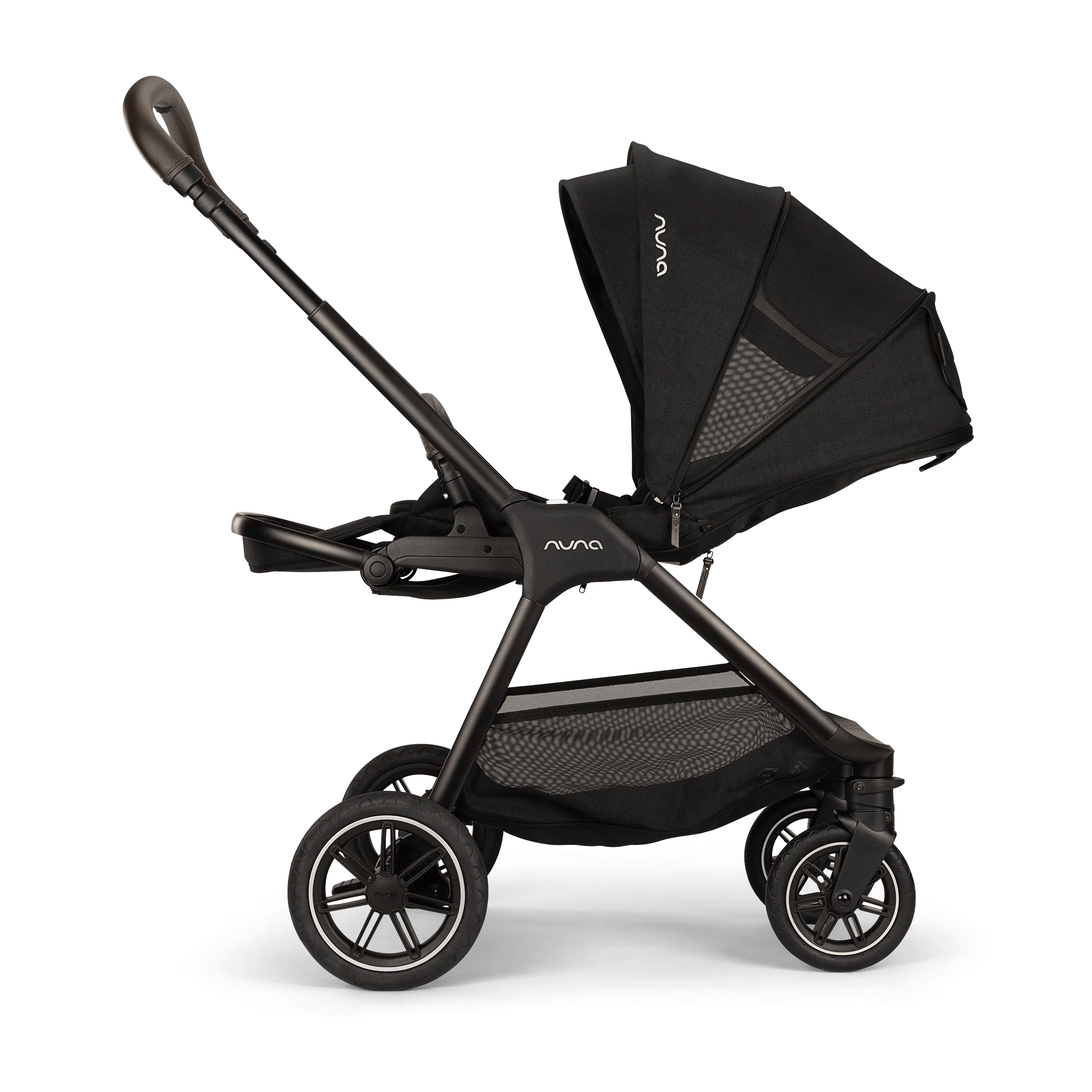 Nuna TRIV Next Stroller and Cari NEXT Car Carrycot and Base - Caviar