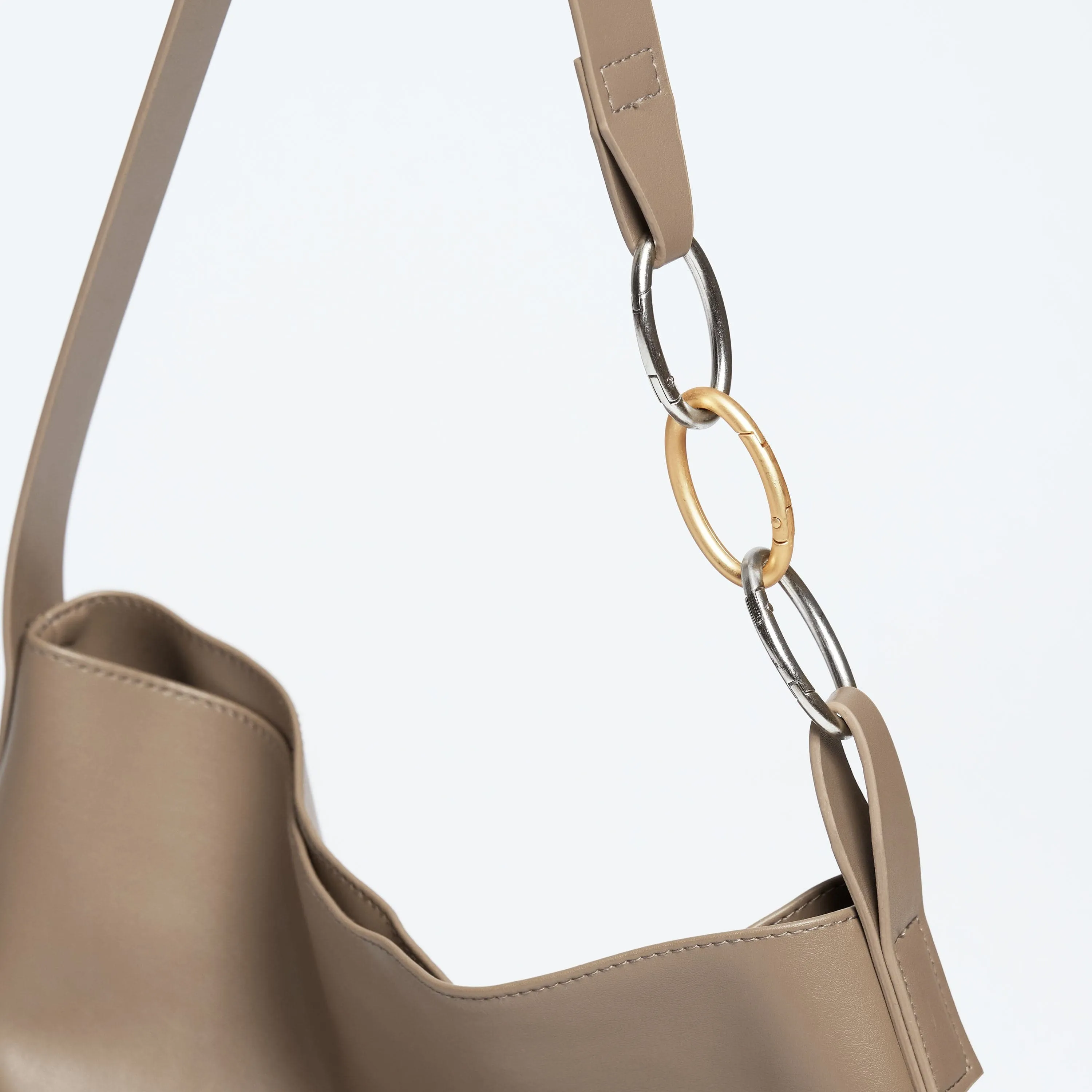 Oleatex Vegan Olive Leather Versatile Tote | Mocha Brown
