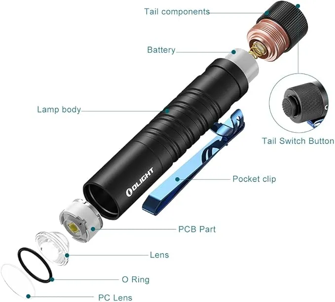OLIGHT I5T EOS 300 Lumens Slim EDC Flashlight