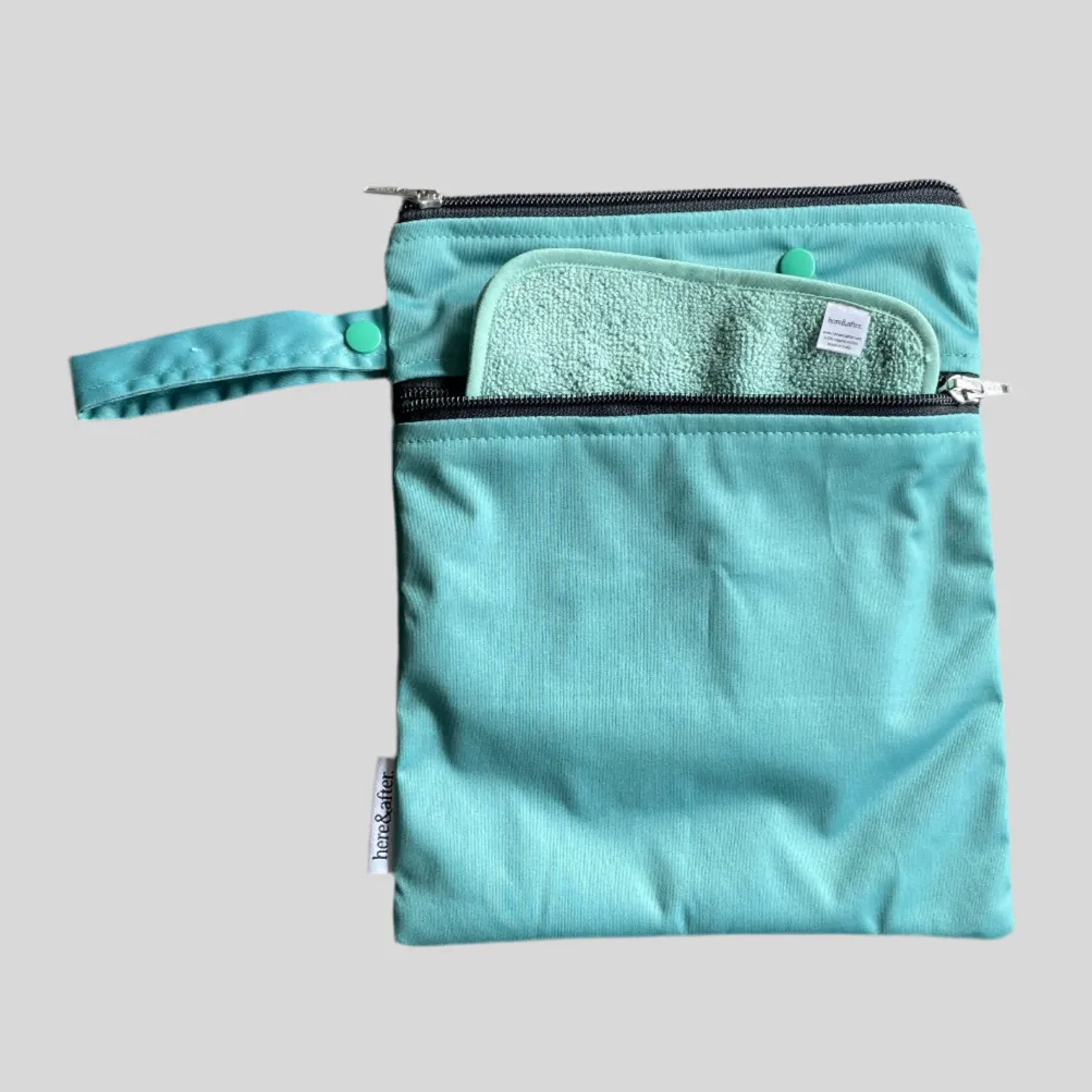 'On The Go' reusable travel wipes bag (Version 2.0)