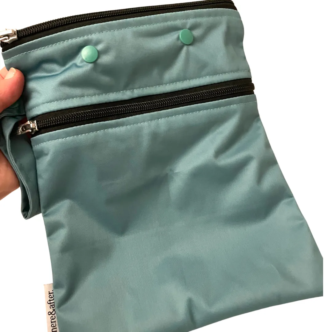 'On The Go' reusable travel wipes bag (Version 2.0)