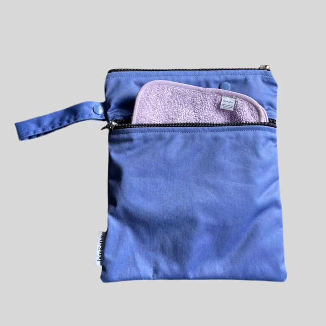 'On The Go' reusable travel wipes bag (Version 2.0)