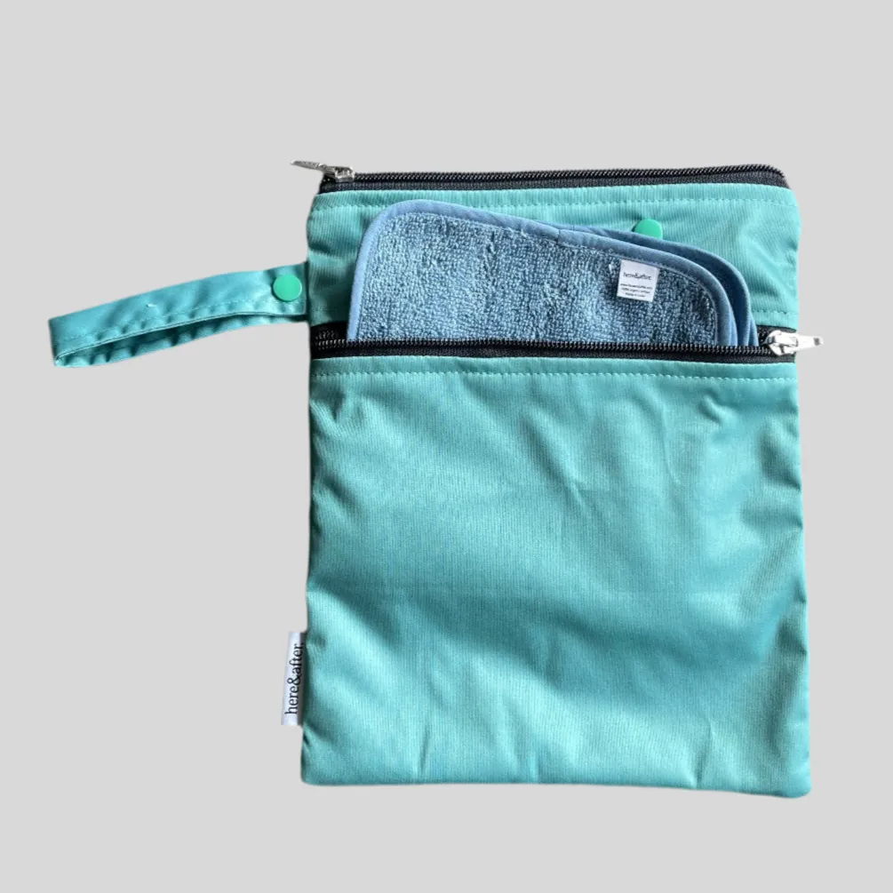 'On The Go' reusable travel wipes bag (Version 2.0)