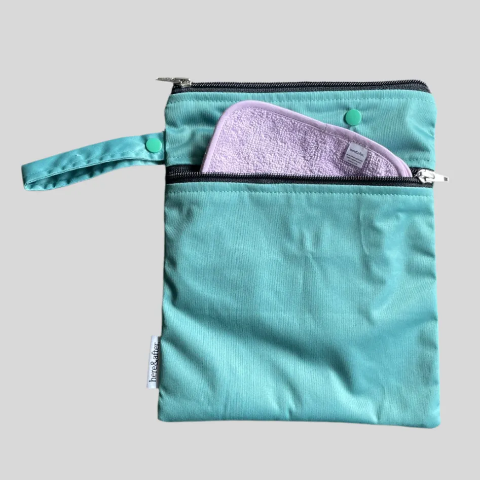 'On The Go' reusable travel wipes bag (Version 2.0)