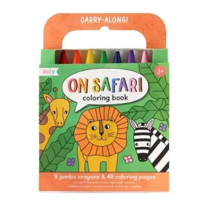 Ooly On Safari Carry Along Colouring Book Set