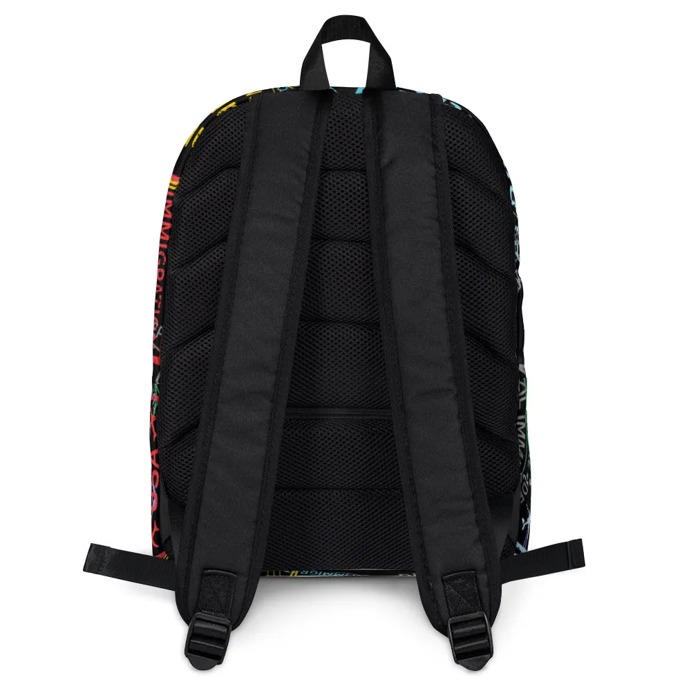 Passport Stamps Backpack