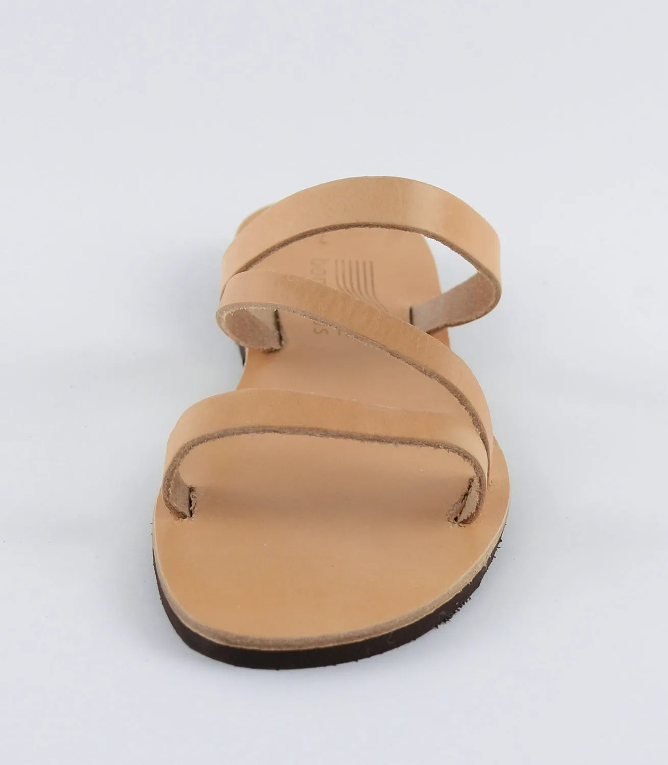PERSEPHONE NATURAL LEATHER SANDALS
