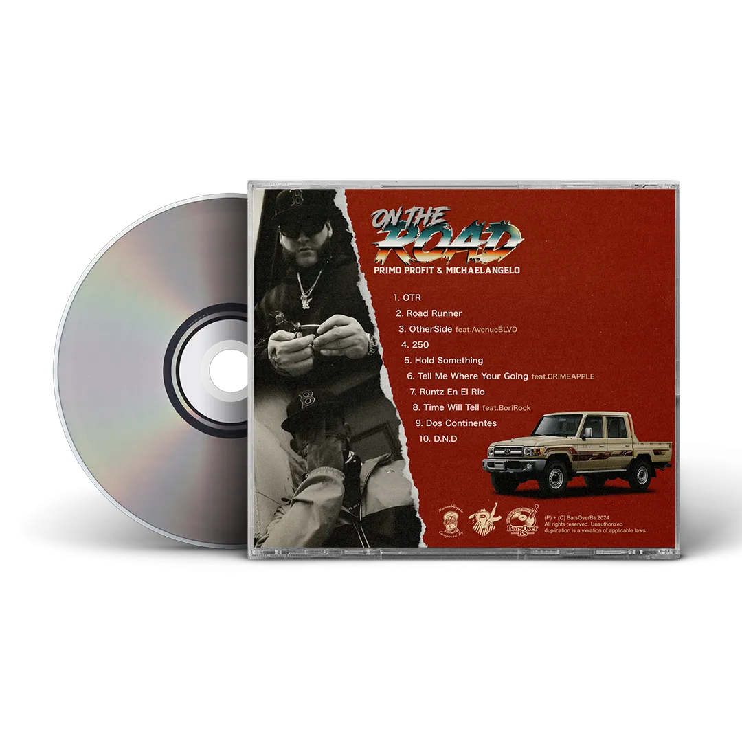 Primo Profit x Michaelangelo - On The Road (Jewel Case CD)