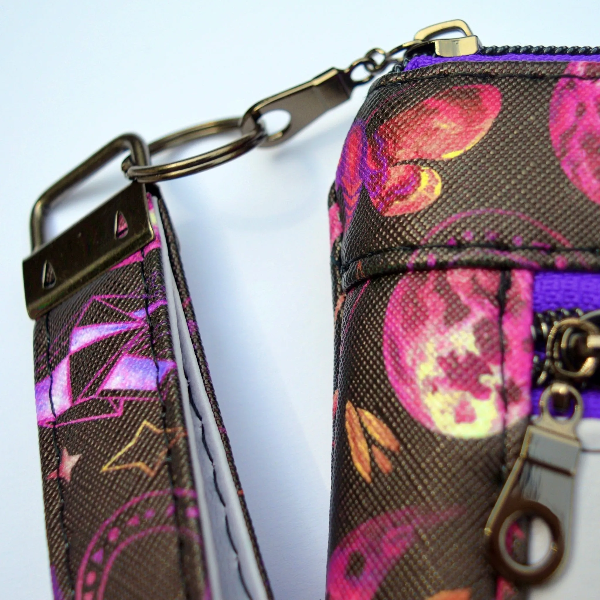 Purple Wiccan Wristlet