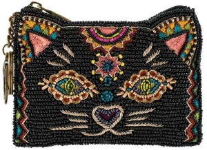 Purrsuasian Coin Purse/Key Fob - Black