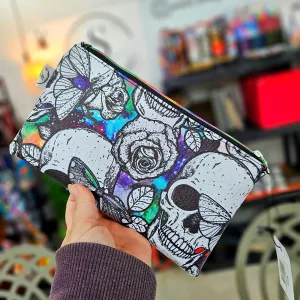 Rainbow Skull Butterflies Rana Pouch