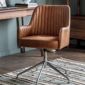 RAY Brown Swivel Chair