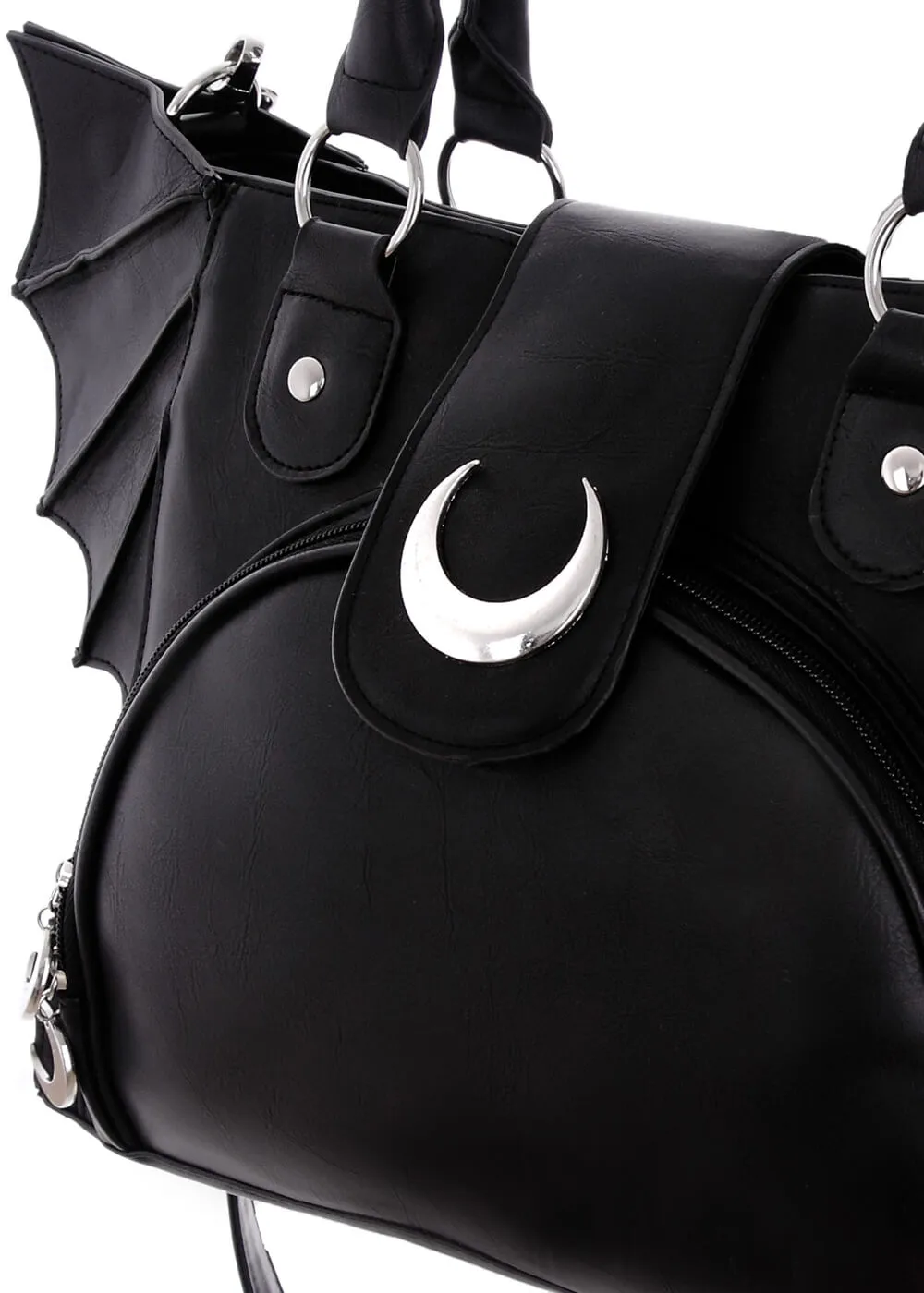 Restyle Elegant Moon Bat Black
