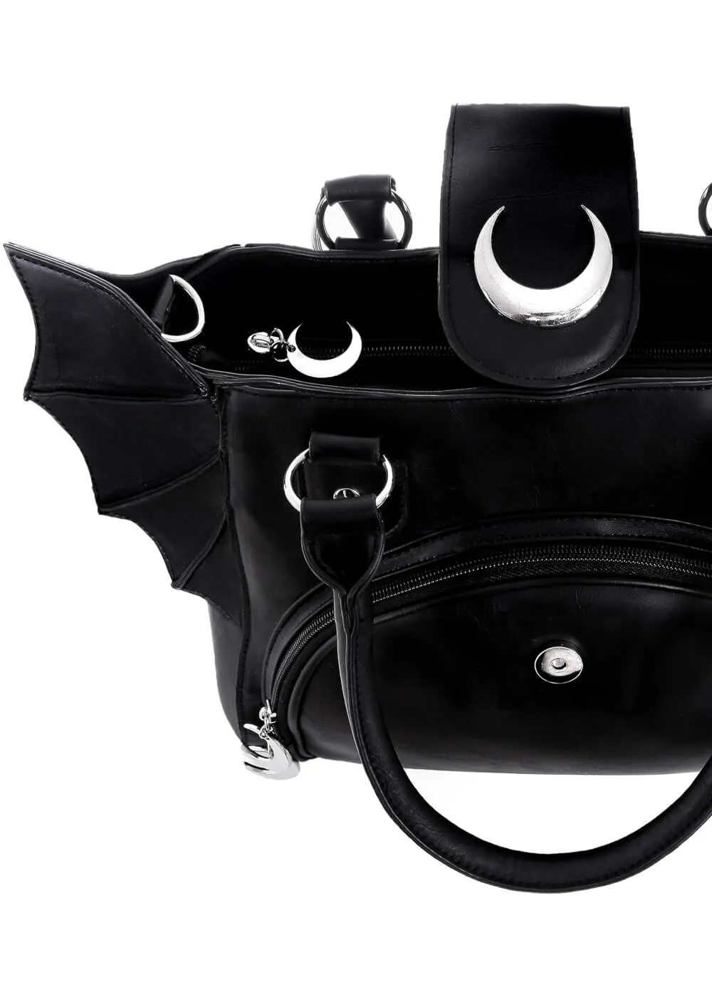 Restyle Elegant Moon Bat Black