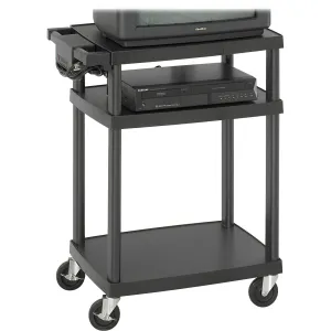 Safco Adjustable Plastic AV Cart