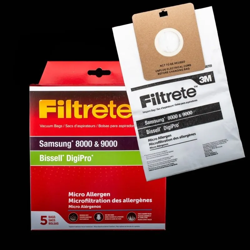 Samsung 3M Filtret Bag "8000 & 9000" / Bissell 3M Filtrete Bag "Digipro"
