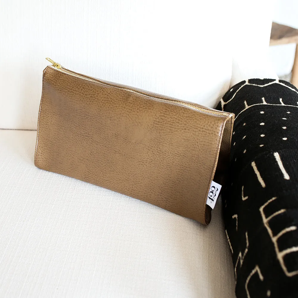 Sarah Make Up Bag in Bowie Mushroom