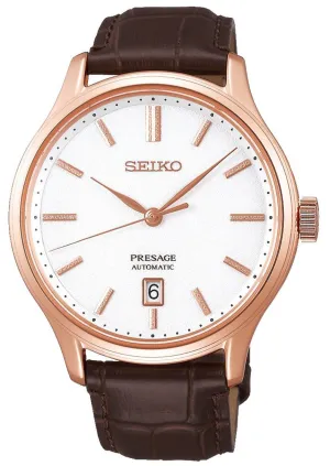 Seiko Presage Basic Line Japanese Zen Garden Series Rose Gold SRPD42