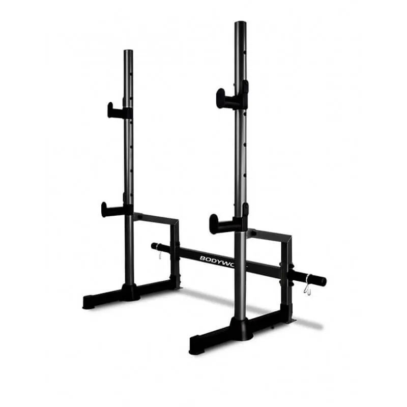 Set - Squat Rack, Adjustable Bench, 20kgs Olympic Barbell And 20kg Olympic Weights Collars