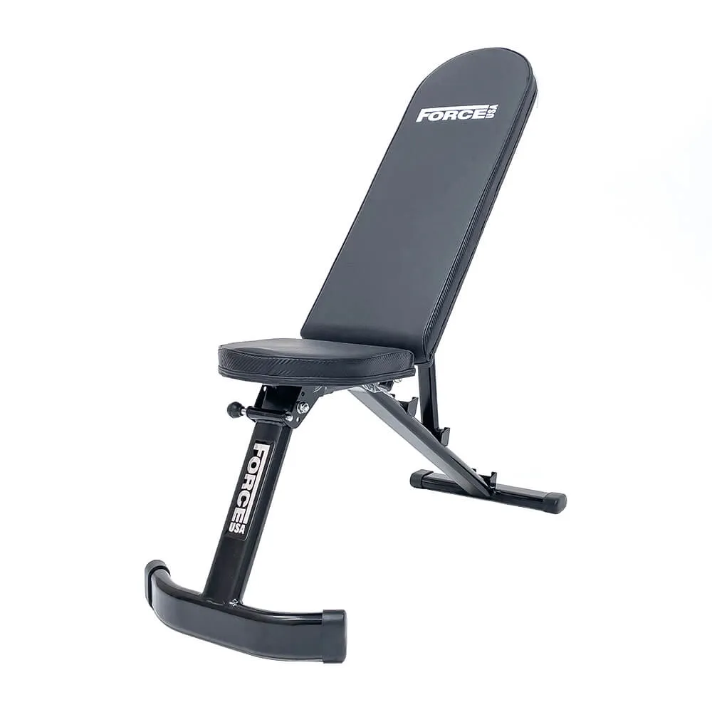 Set - Squat Rack, Adjustable Bench, 20kgs Olympic Barbell And 20kg Olympic Weights Collars