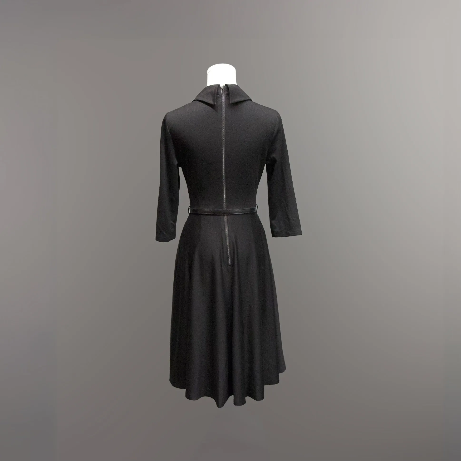 Shelley - Faux Tie Fit and Flare Dress