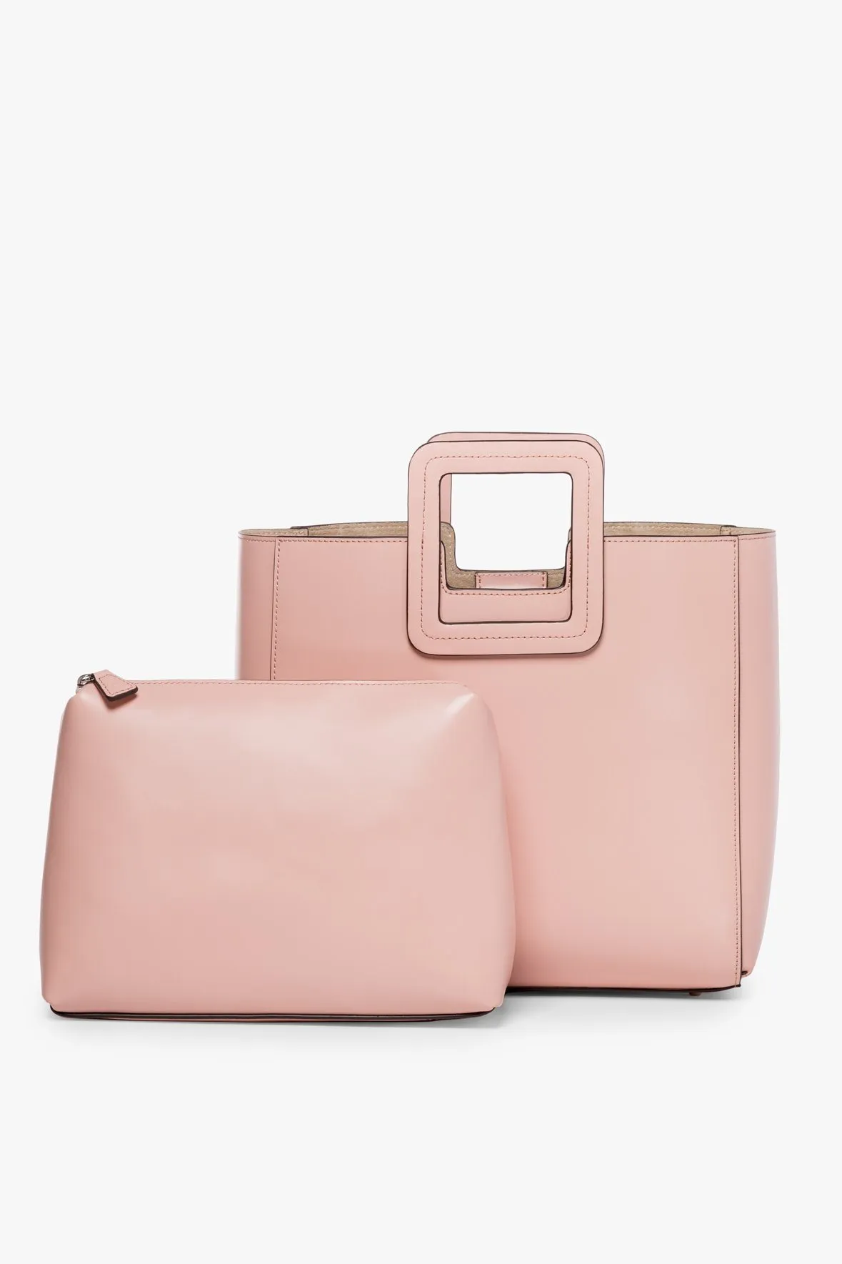 SHIRLEY LEATHER BAG | DARK BLUSH