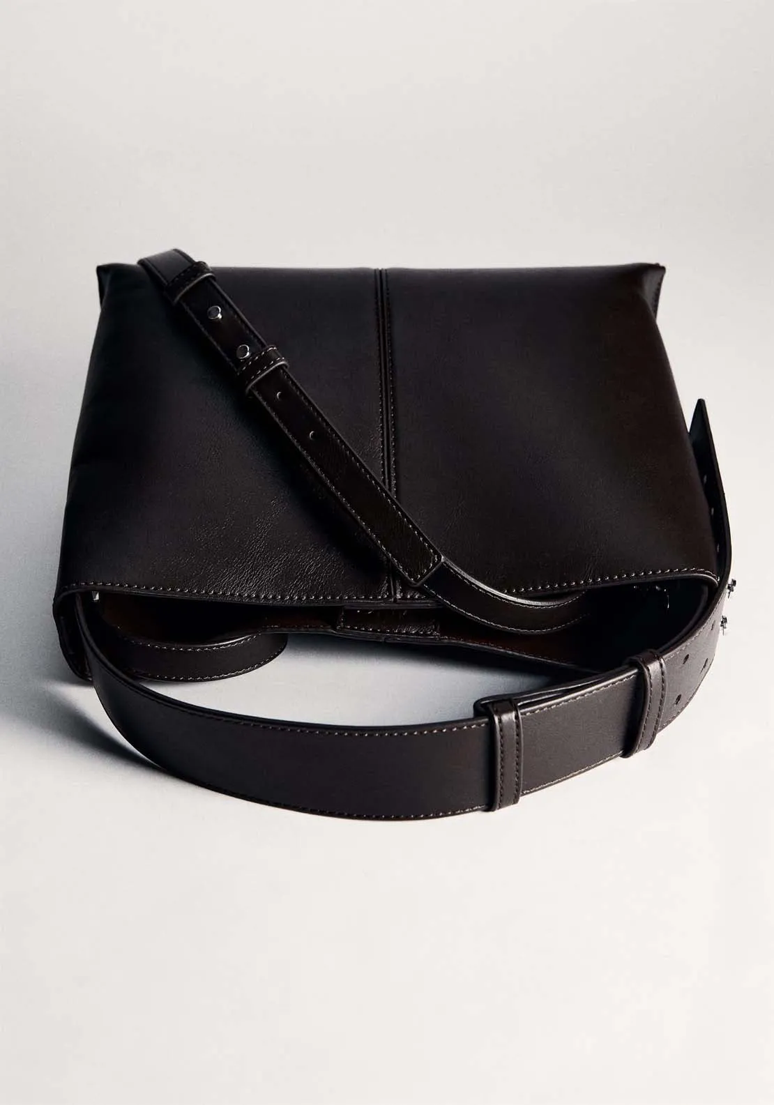 Shopper shoulder bag - Dark Brown