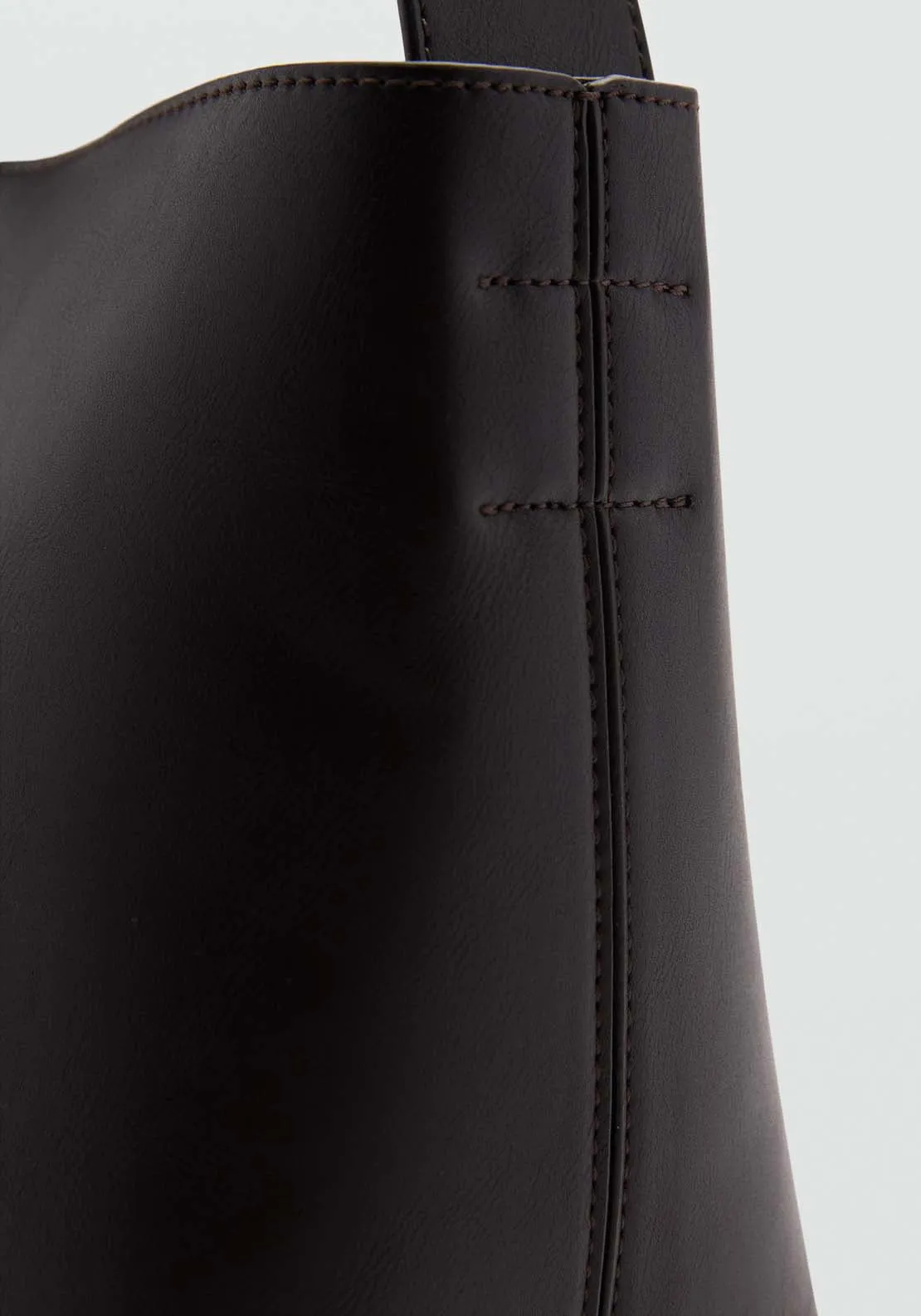 Shopper shoulder bag - Dark Brown