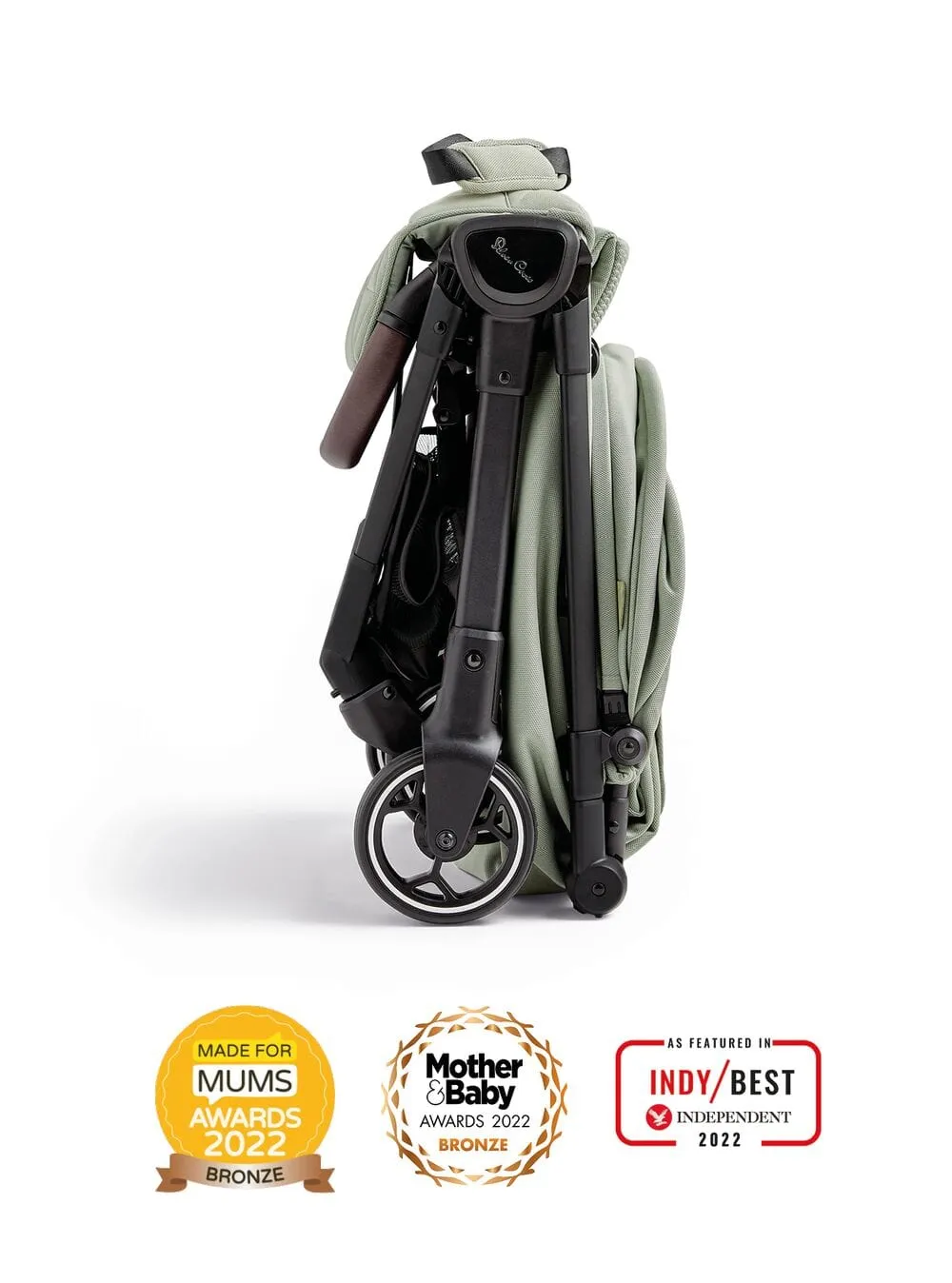 Silver Cross Clic Stroller with Snack Tray - Sage
