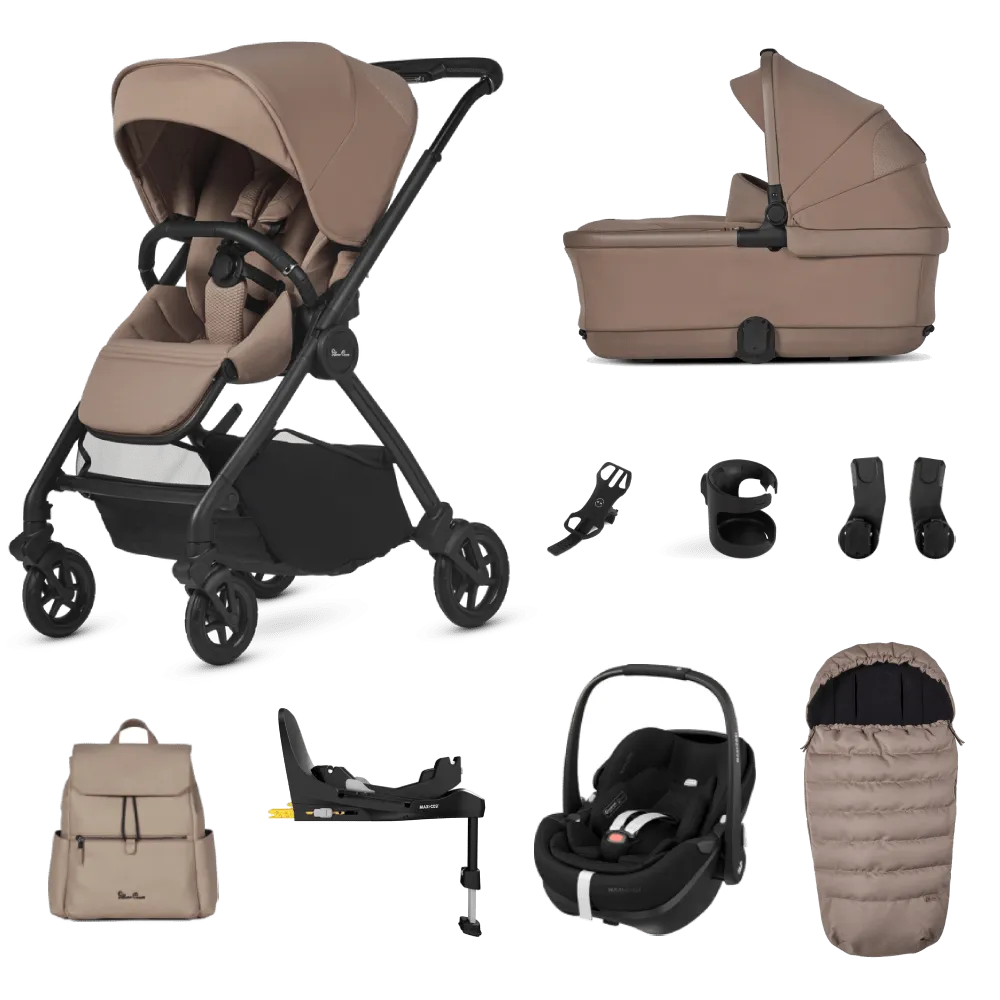 Silver Cross Dune 2 Ultimate (Pebble 360 PRO2) Bundle - Mocha