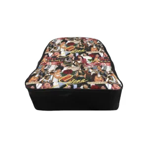 Singing Girl Collage backpack -  made to order