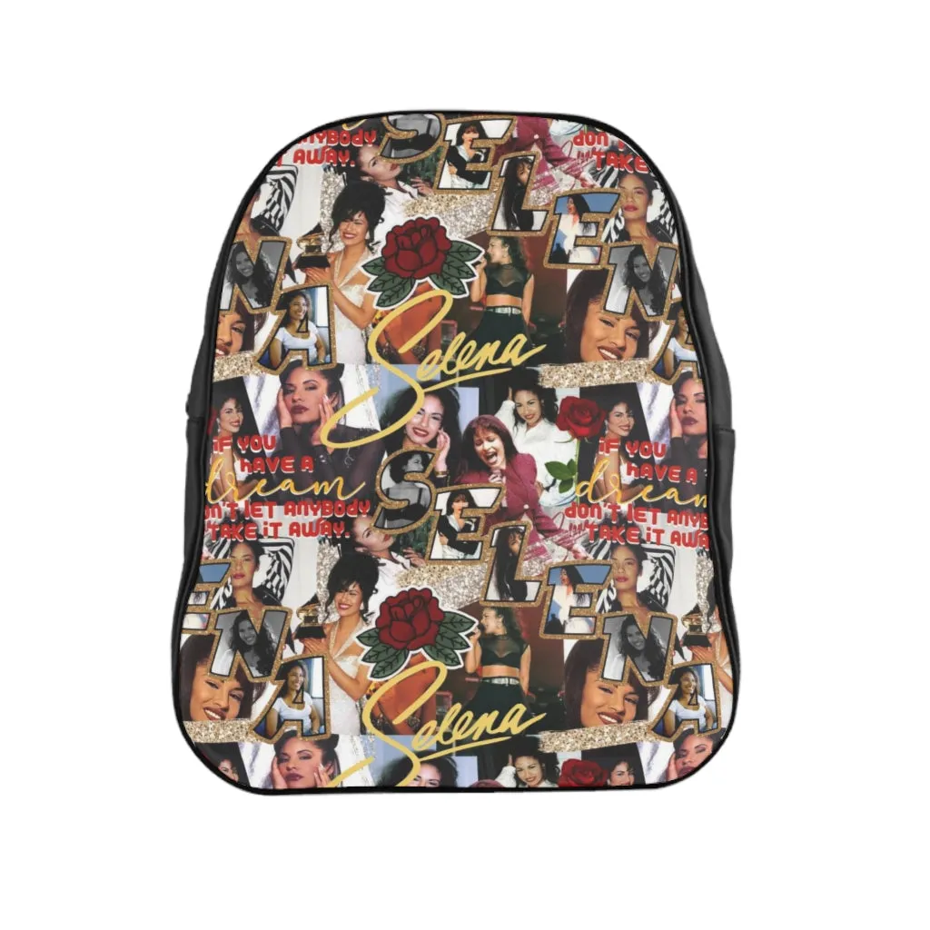 Singing Girl Collage backpack -  made to order